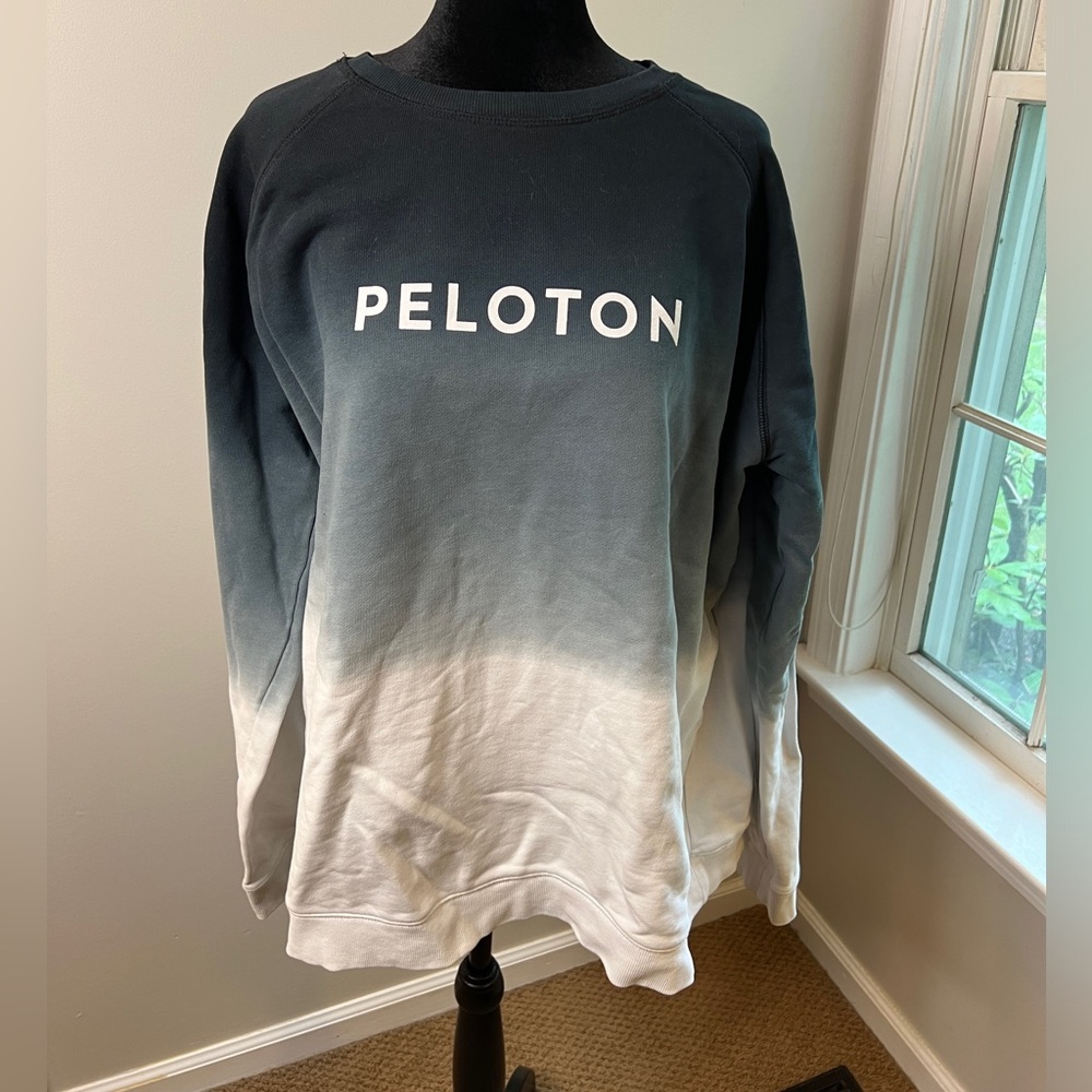 Peloton ombré cotton sweatshirt XXL